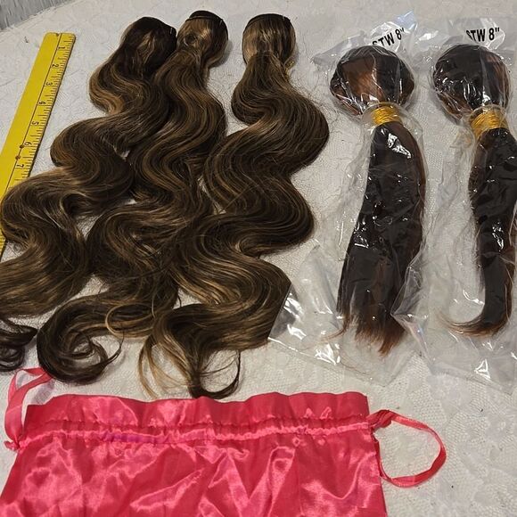 5 Mix  bundles Vila body wave   100% Human Hair extensions - Picture 9 of 13